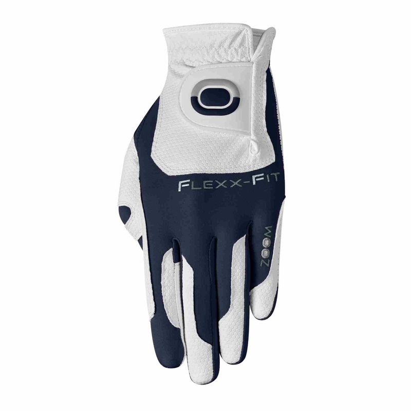 Zoom Weather Herren Handschuh, weiss/dunkelblau