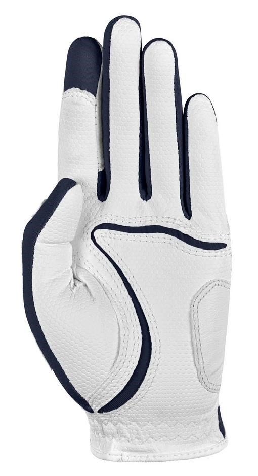 Zoom Weather Herren Handschuh, weiss/dunkelblau