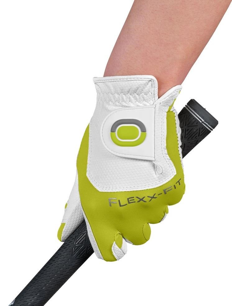 Zoom Weather Herren Handschuh, weiss/limette