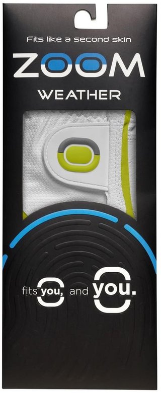 Zoom Weather Herren Handschuh, weiss/limette