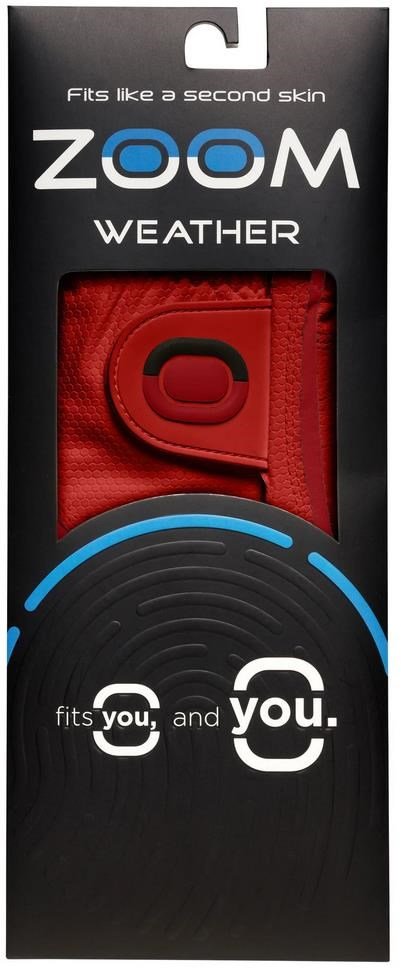 Zoom Weather Herren Handschuh, rot