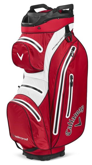 Callaway Hyper Dry Cartbag, rot/weiss