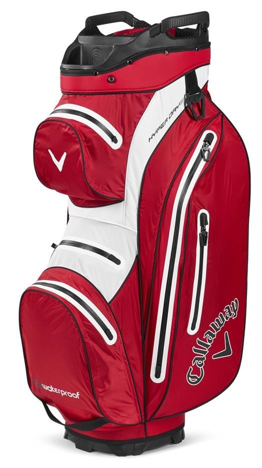 Callaway Hyper Dry Cartbag, rot/weiss