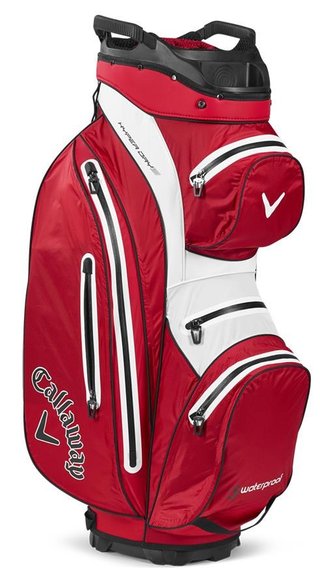 Callaway Hyper Dry Cartbag, rot/weiss