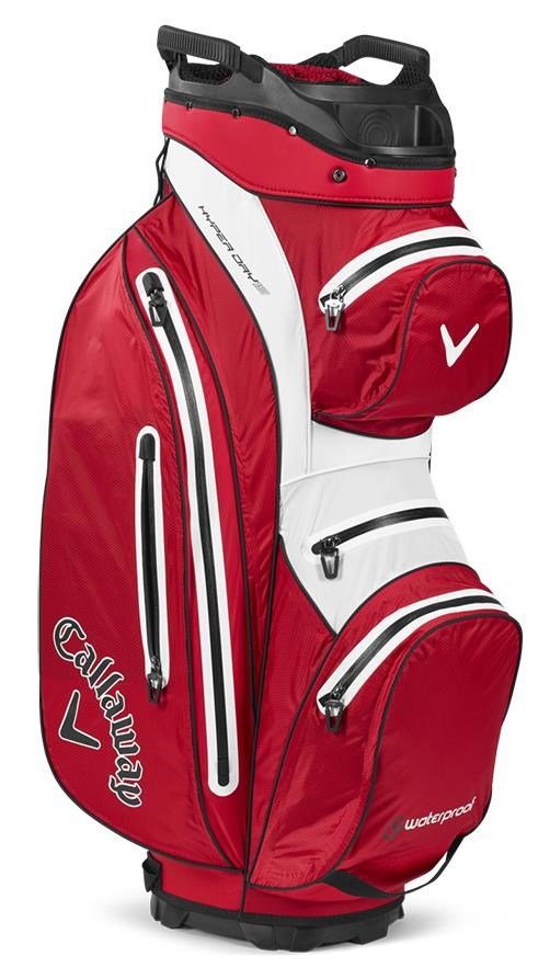 Callaway Hyper Dry Cartbag, rot/weiss
