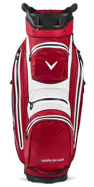 Callaway Hyper Dry Cartbag, rot/weiss