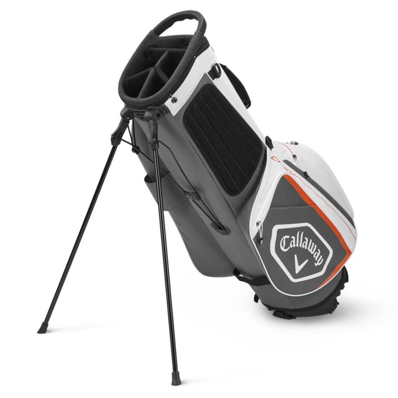 Callaway Chev Standbag, weiss/grau/orange