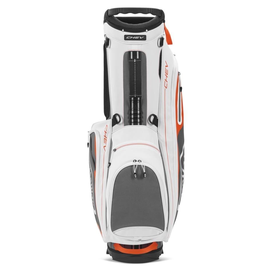 Callaway Chev Standbag, weiss/grau/orange