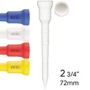 Lignum Tee Plastiktees 72mm, 12Stk., farbe mischen