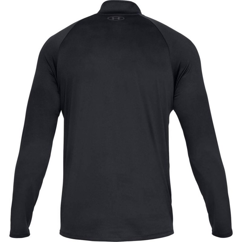 Under Armour Tech 2.0 1/2 Zip Herren Poloshirt, schwarz/grau