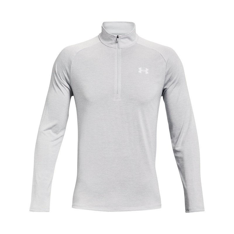Under Armour Tech 2.0 1/2 Zip Herren Poloshirt, grau