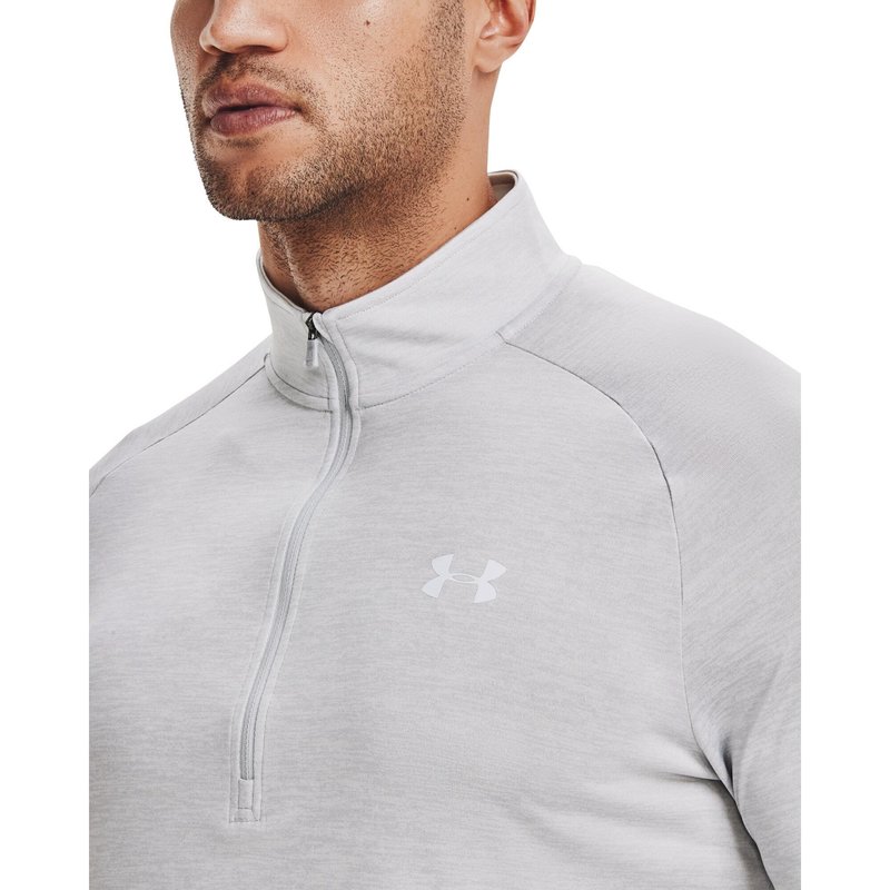 Under Armour Tech 2.0 1/2 Zip Herren Poloshirt, grau