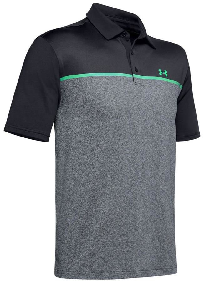 Under Armour Playoff 2.0 Herren Poloshirt, schwarz/grau