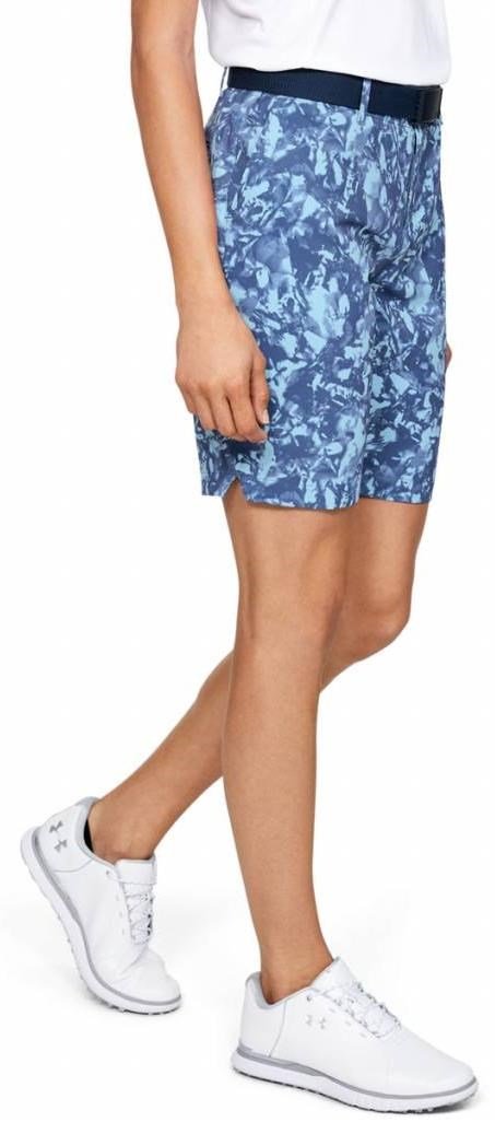 Under Armour Links Printed Damen Golf Shorts, blau