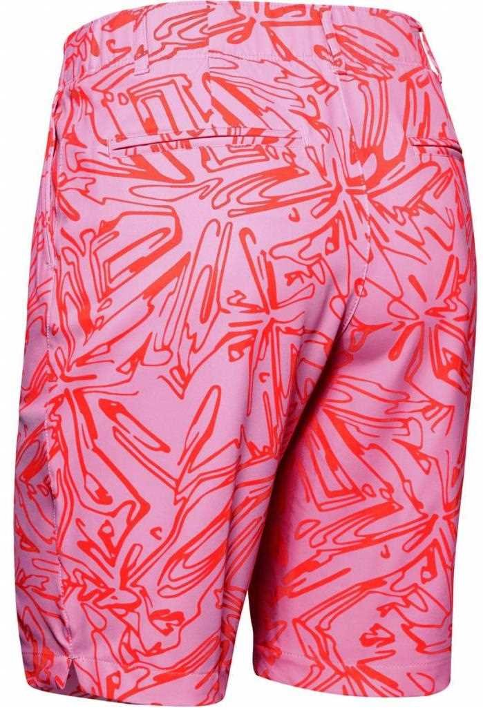 Under Armour Links Printed Damen Golf Shorts, rosa