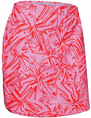 Under Armour Links Woven Printed Skort Damen Golfrock, rosa
