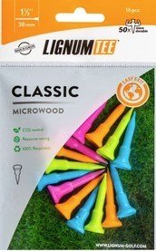 Lignum Tee Ecoline Plastiktees 38mm, 16Stk., neon mix