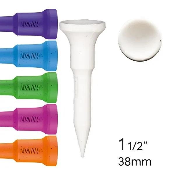 Lignum Tee Ecoline Plastiktees 38mm, 16Stk., neon mix