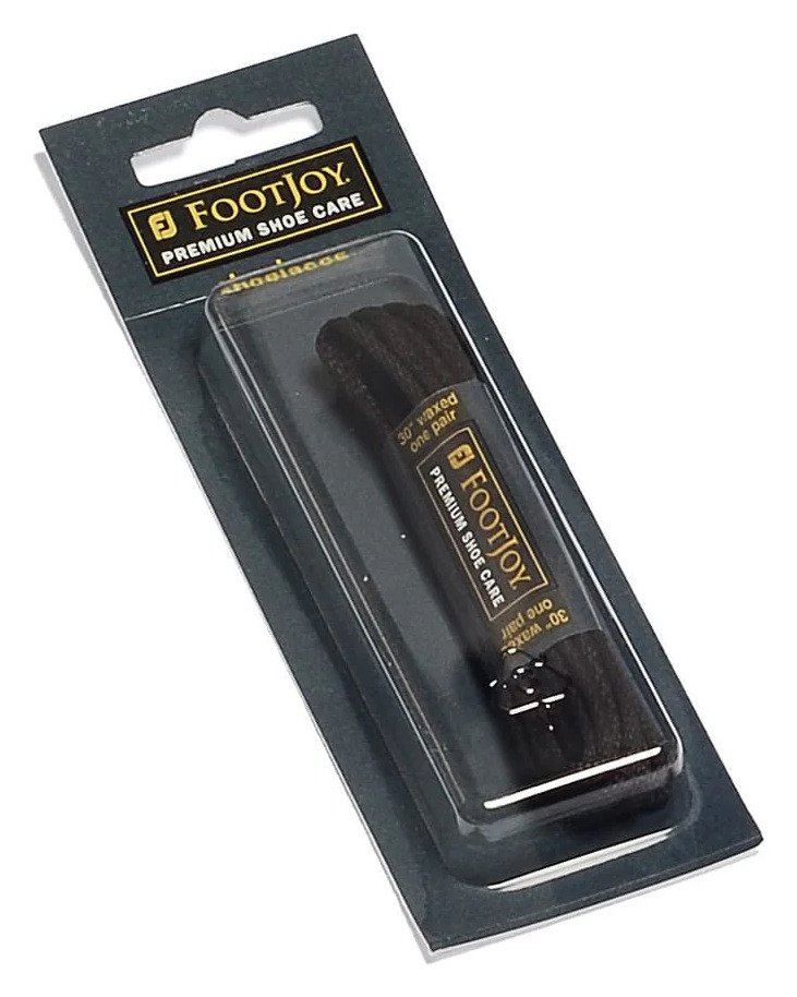 FootJoy Waxed Shoelaces 30" Schuhzubehör, schwarz