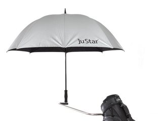 JuStar Golfschirm, silber