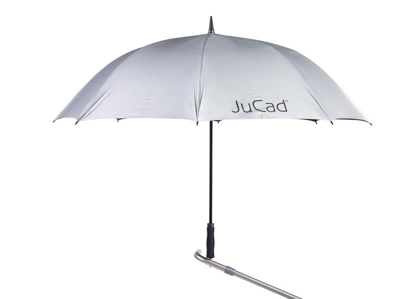 JuCad Golfschirm UV Automatik, silber