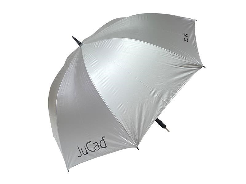JuCad Golfschirm UV Automatik, silber