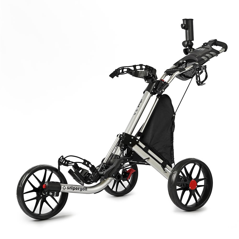 Caddytek Sniper Golf Trolley, silber
