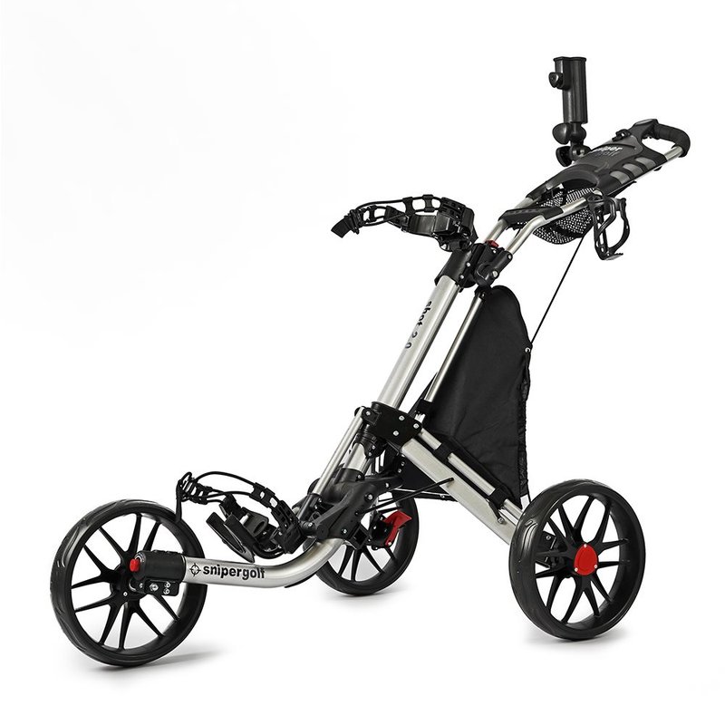 Caddytek Sniper Golf Trolley, silber