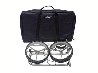 JuCad Junior drive Edelstahl Elektrotrolley + Tragetasche