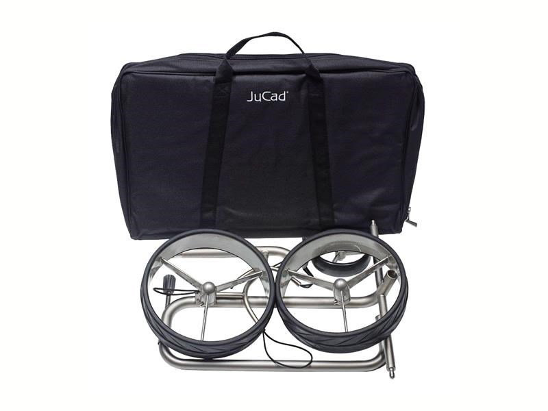 JuCad Junior drive Edelstahl Elektrotrolley + Tragetasche