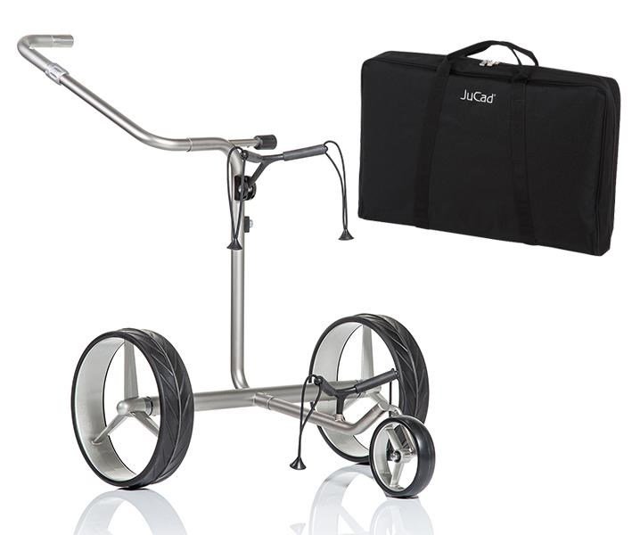 JuCad Junior drive Edelstahl Elektrotrolley + Tragetasche