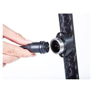 JuCad Carbon Travel 2.0 Elektrotrolley, schwarz/grün, 45+ Batterie