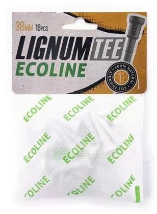 Lignum Tee Ecoline Plastiktees 38mm, 16Stk., weiss