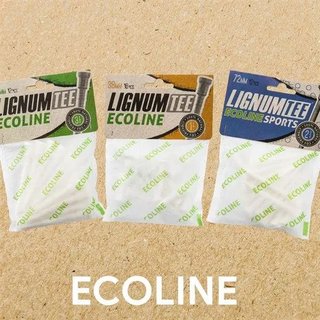 Lignum Tee Ecoline Plastiktees 38mm, 16Stk., weiss