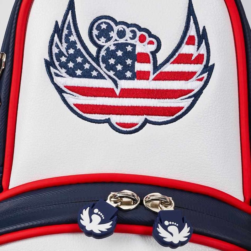 Callaway Limited Edition 2020 September Major Staff Bag, rot/weiss/blau