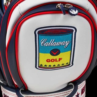 Callaway Limited Edition 2020 September Major Staff Bag, rot/weiss/blau