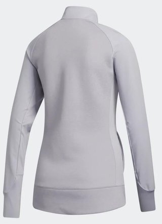 Adidas Hybrid Quarter-Zip Damen Sweatshirt, glory grey