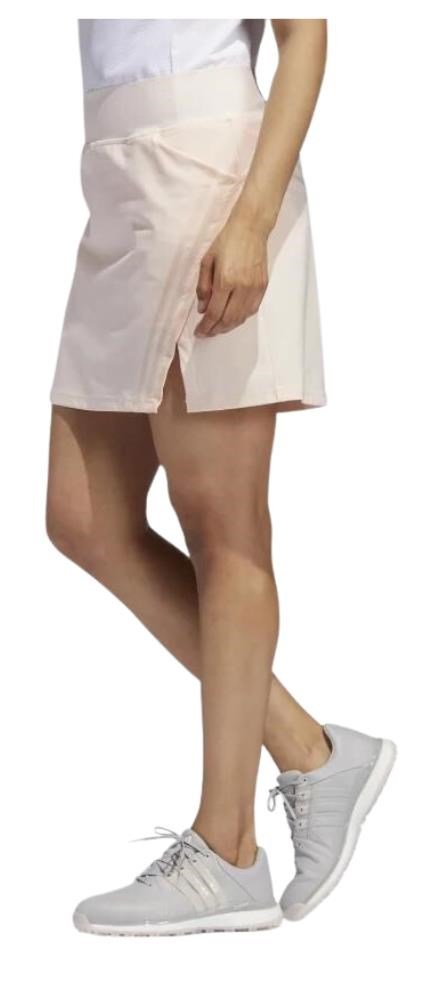 Adidas 3-Stripe Skort Golfrock, pink tint