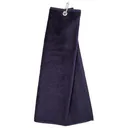 OEM Tri Fold Golf Handtuch, dunkelblau