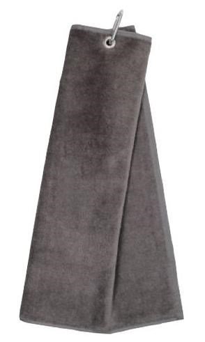 OEM Tri Fold Golf Handtuch, anthracite