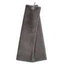 OEM Tri Fold Golf Handtuch, anthracite