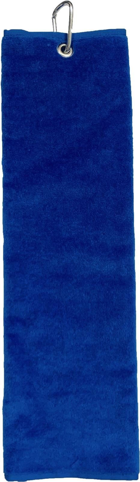 OEM Tri Fold Golf Handtuch, blau