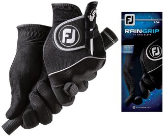 FootJoy RainGrip 17 Herren Golf Handschuh, schwarz, 1Paar