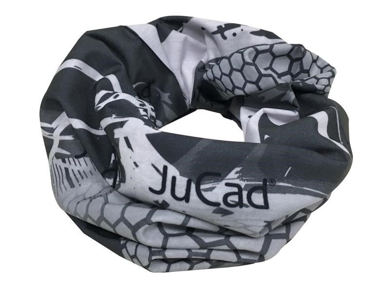 JuCad Multifunktion Halstuch, grau
