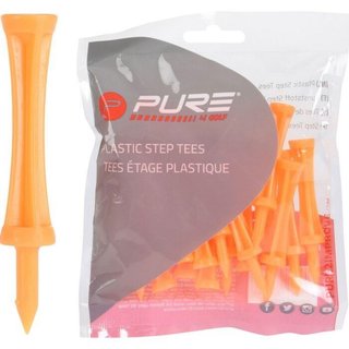 Pure2Improve Step Step Golftees 69mm, orange, 20Stk.