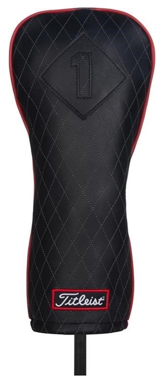 Titleist Jet Black Leather Driver Headcover, schwarz