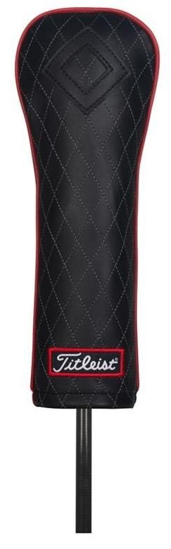 Titleist Jet Black Leather Fairwayholz Headcover, schwarz
