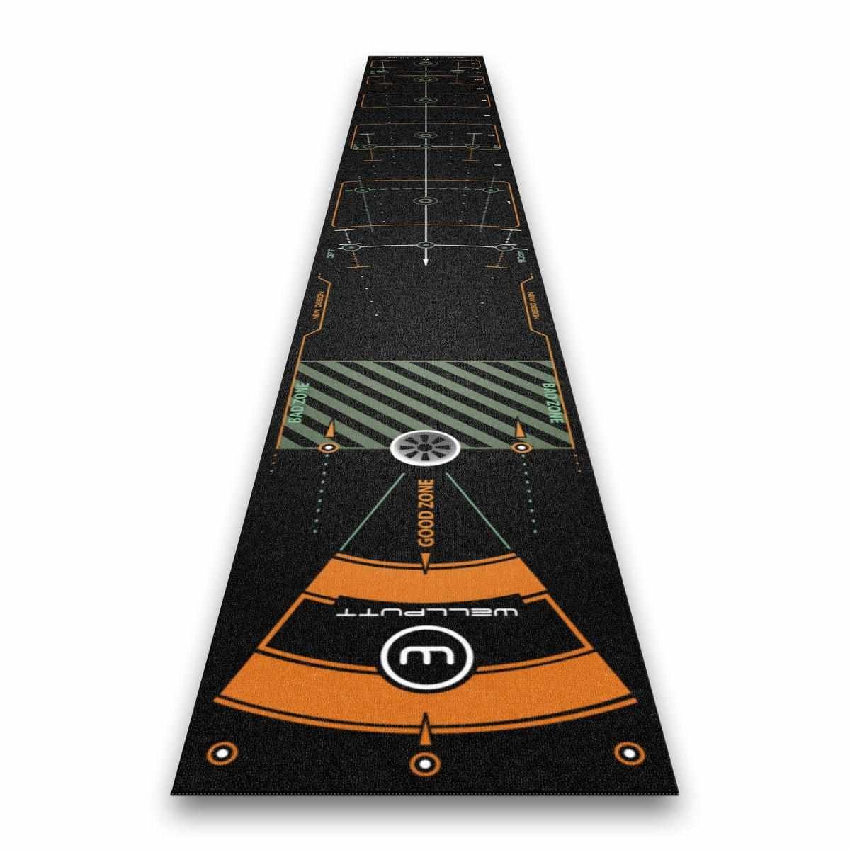 Wellputt Mat CLASSIC Puttingmatte, 4m, schwarz