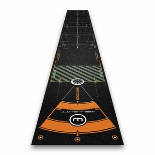 Wellputt Mat CLASSIC Puttingmatte, 4m, schwarz