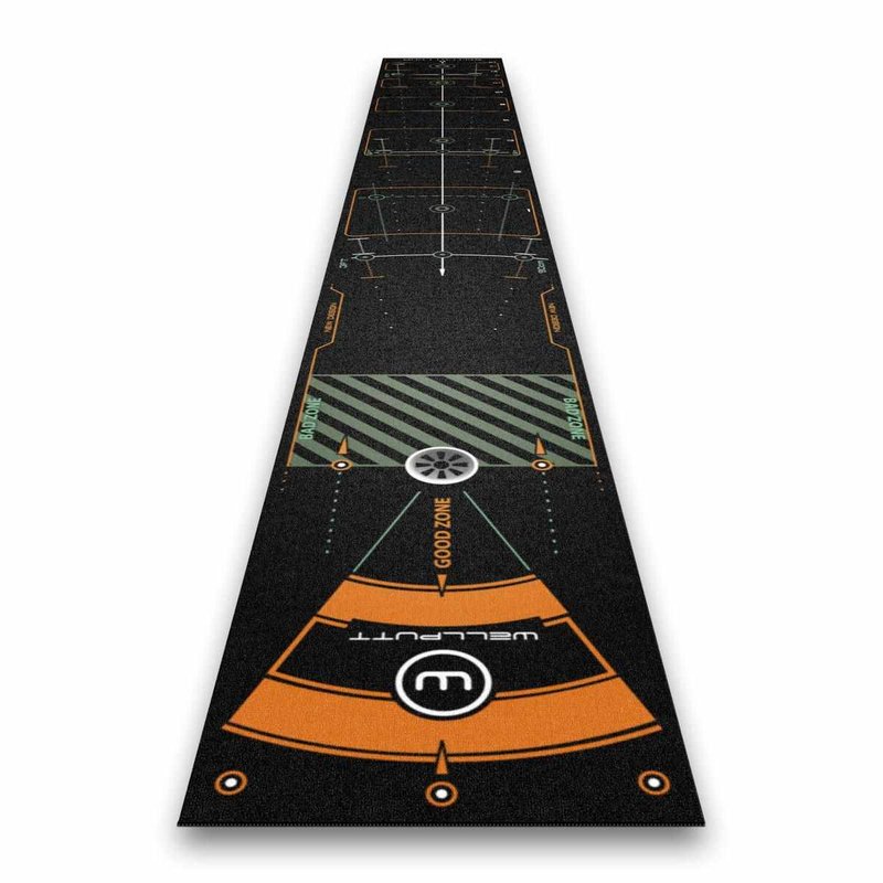 Wellputt Mat CLASSIC Puttingmatte, 4m, schwarz